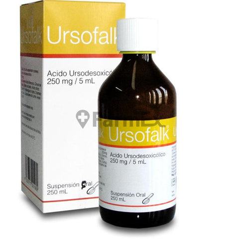 Ursofalk Suspensión Oral 250 mg / 5 mL x 250 mL