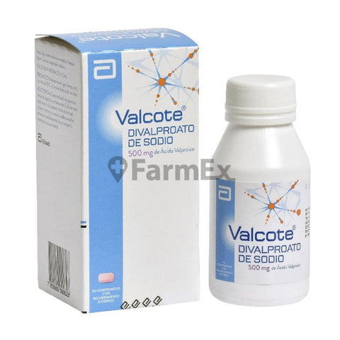 Valcote Divalproato 500 mg x 50 comprimidos