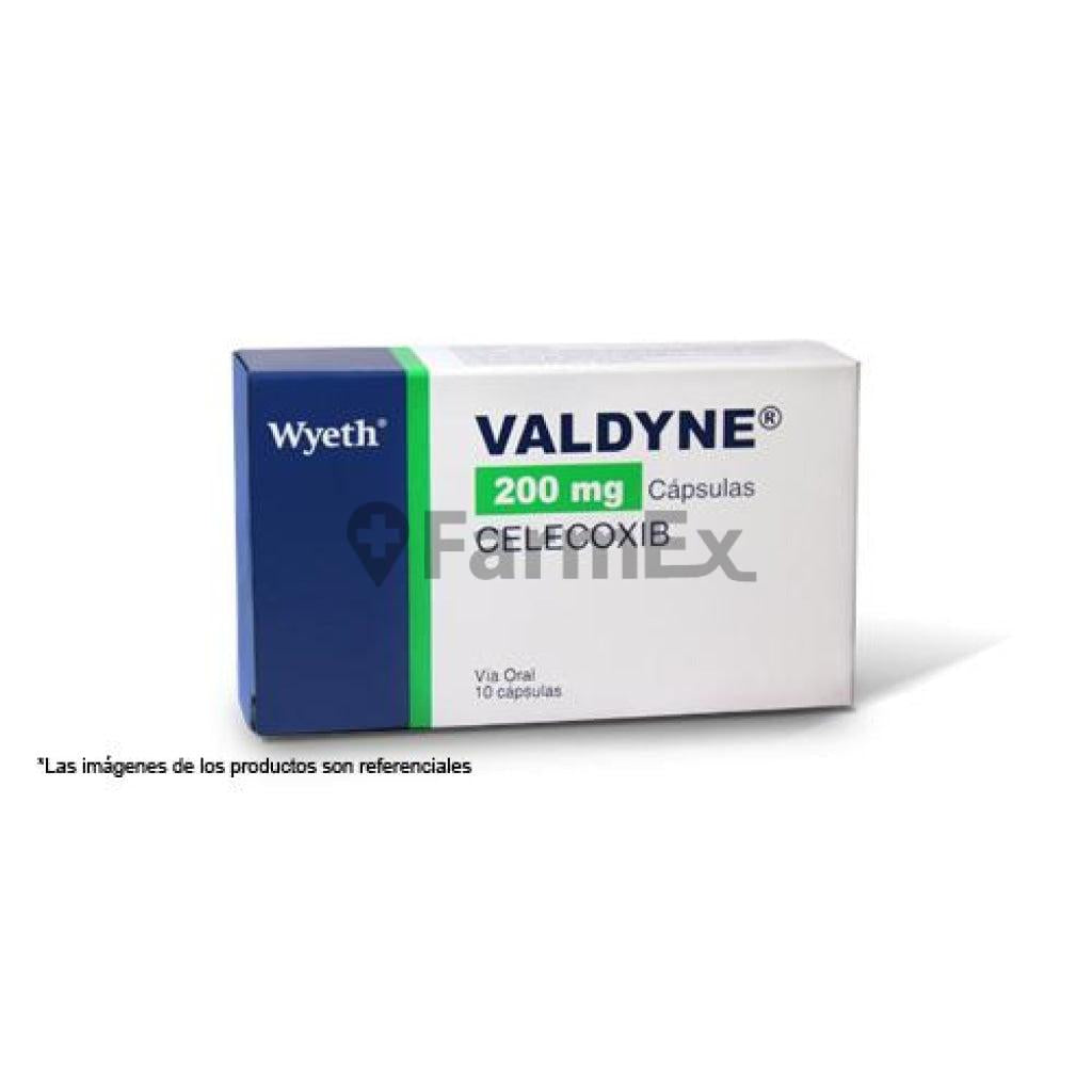 Valdyne 200 mg x 10 caps WYETH 