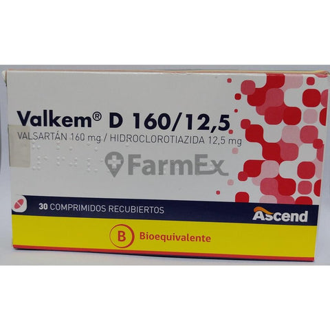 Valkem D 160 mg / 12,5 mg x 30 comprimidos