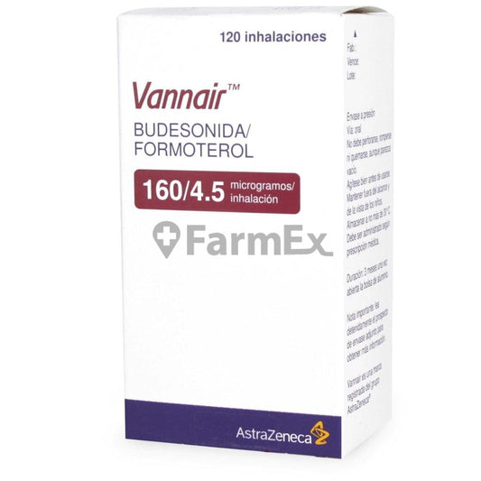 Vannair 160 / 4.5 mcg x 120 Inhalaciones ASTRA ZENECA 