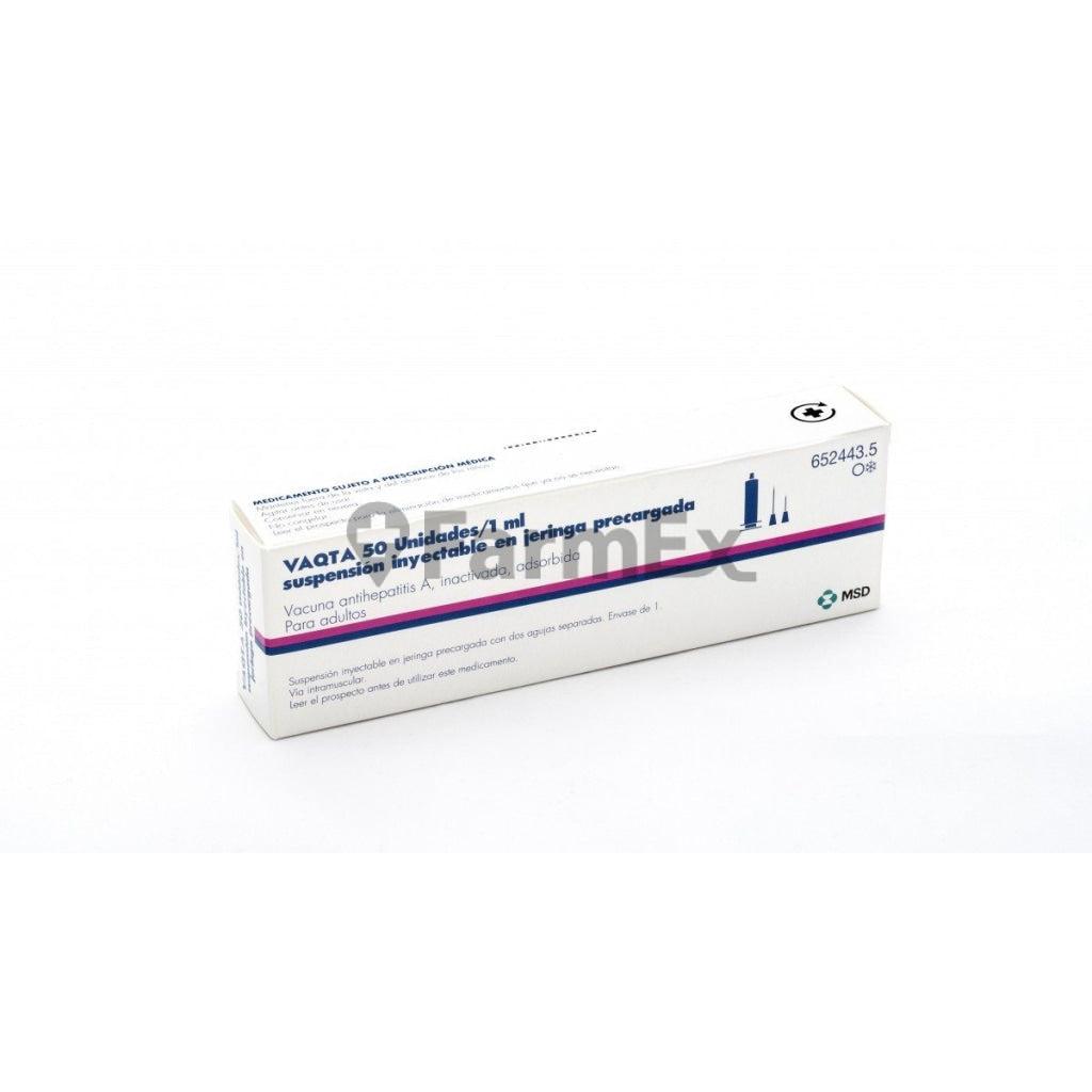 Vaqta 50 U / 0.5 ml x 1 jeringa MSD 