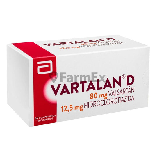 Vartalan D 80 mg/ 12,5 mg x 42 comprimidos ABBOTT-RECALCINE 