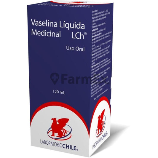 VASELINA LIQUIDA MEDICINAL x 120 ml. LABORATORIO CHILE 
