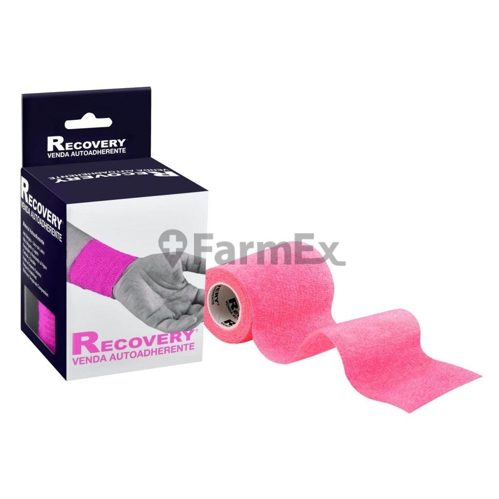 Venda Autoadherente Color Rosado 7,5 cm x 4,5 m Recovery 