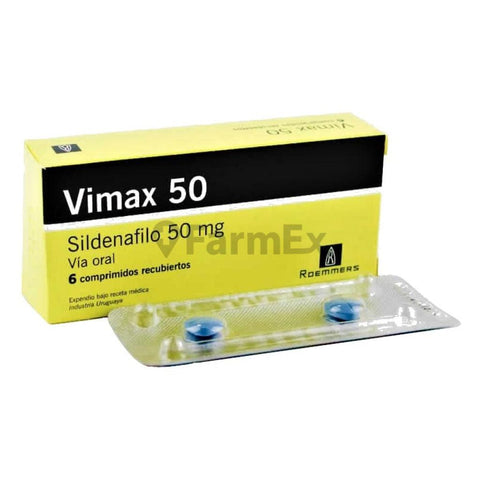Vimax  50 mg x 6 comprimidos