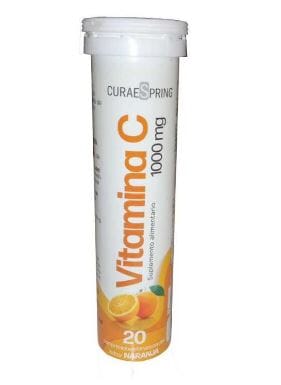 Vitamina C 1000 mg "Naranja" x 20 comprimidos  efervescentes