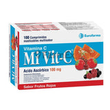 Vitamina C Niños Mi Vit- C Sabor Frutos Rojos 100 mg x 100 comp