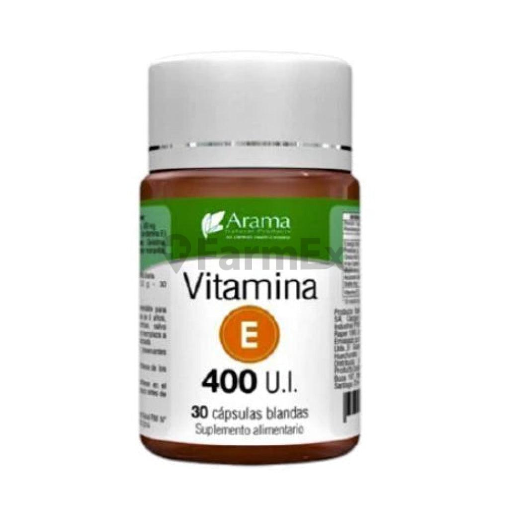 Vitamina E 400 UI x 30 Cápsulas ARAMA 