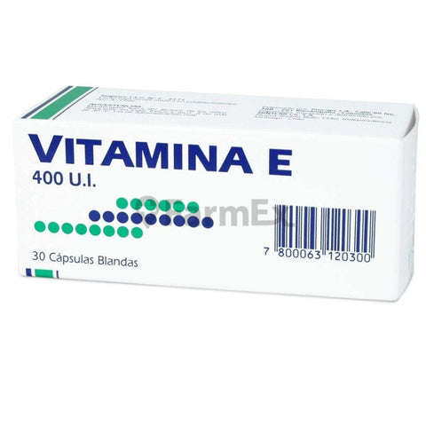 Vitamina E 400 U.I x 30 cápsulas