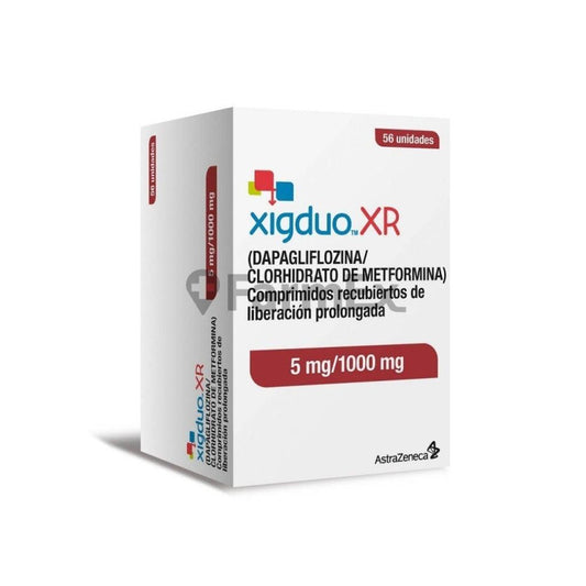 Xigduo XR 5 mg / 1000 mg x 56 comp ASTRA ZENECA 