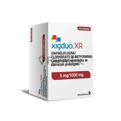 Xigduo XR 5 mg / 1000 mg x 56 comprimidos