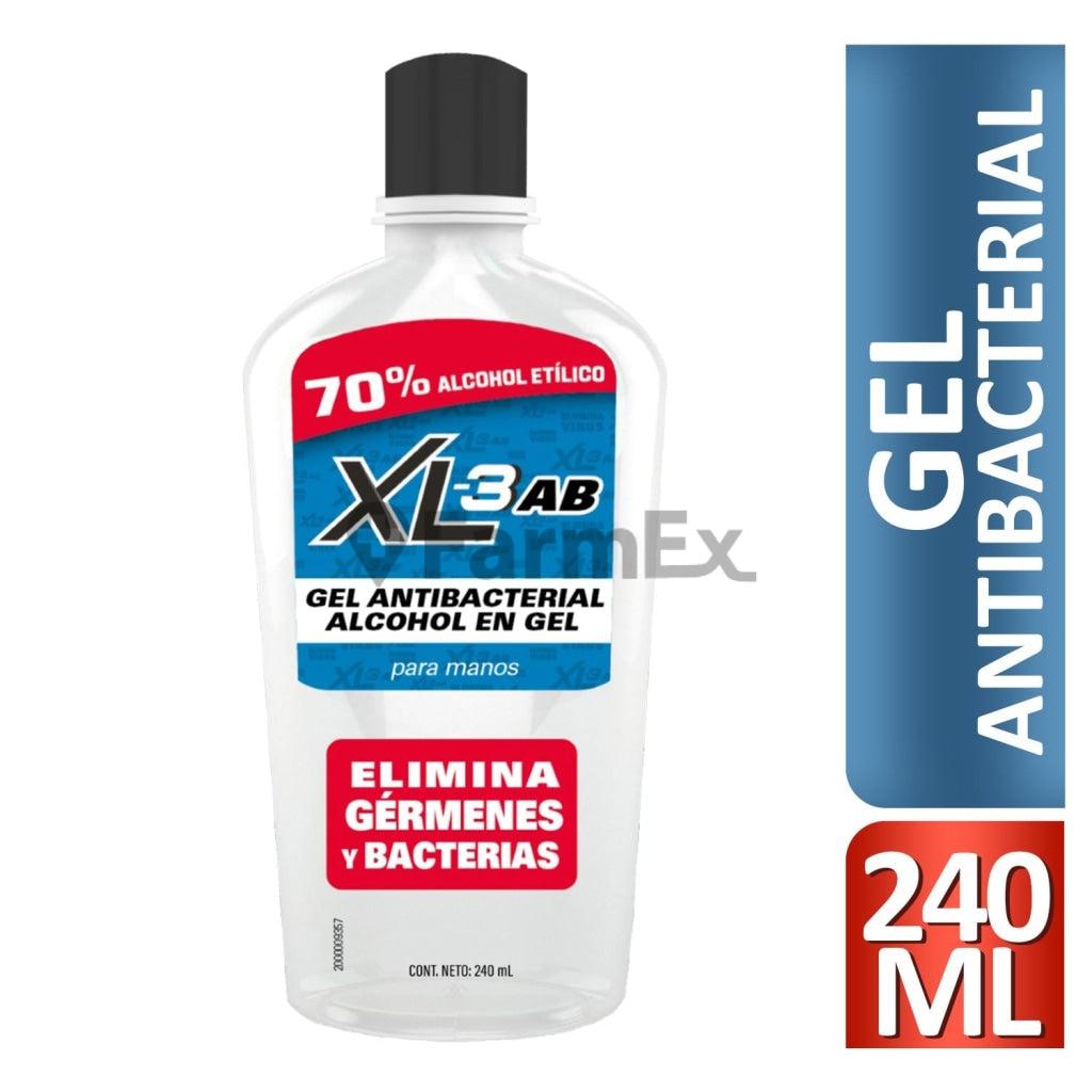 XL-3 AB Gel Antibacterial x 240 ml Genomma 