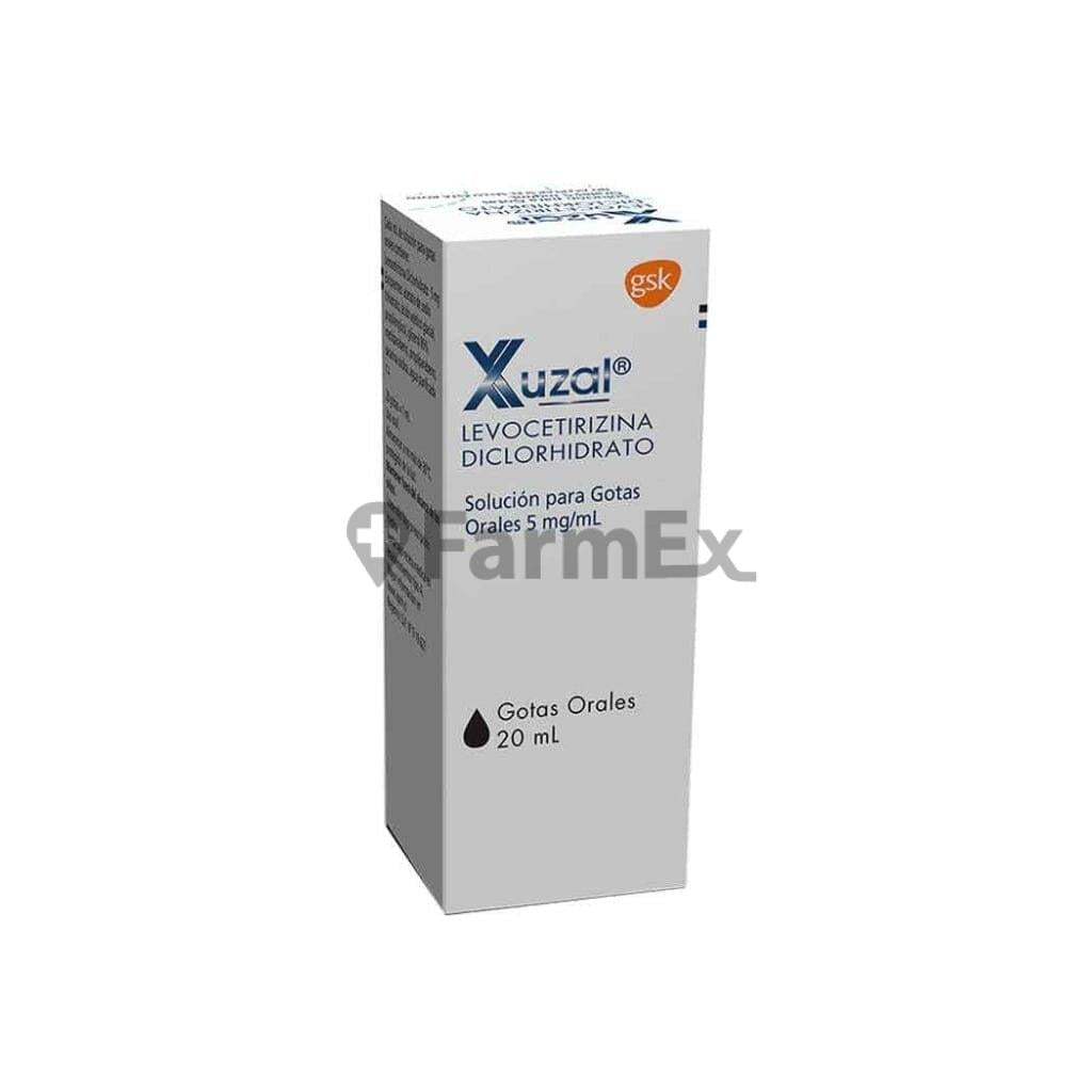 Xuzal Gotas 5 mg / mL x 20 mL GSK 