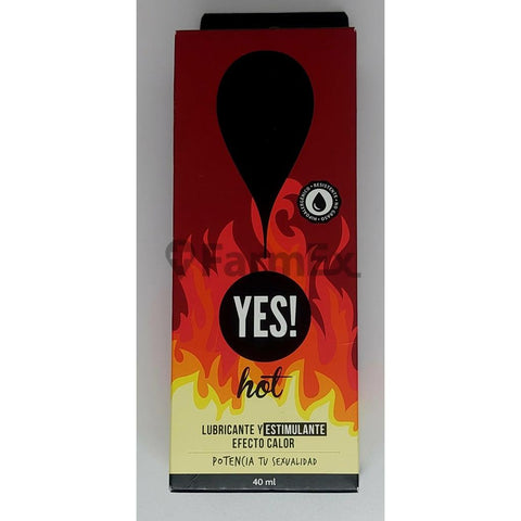 Yes Hot Lubricante Íntimo x 40 mL