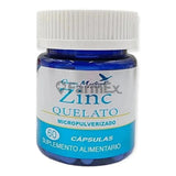 Zinc Quelato Micropulverizado x 60 cápsulas