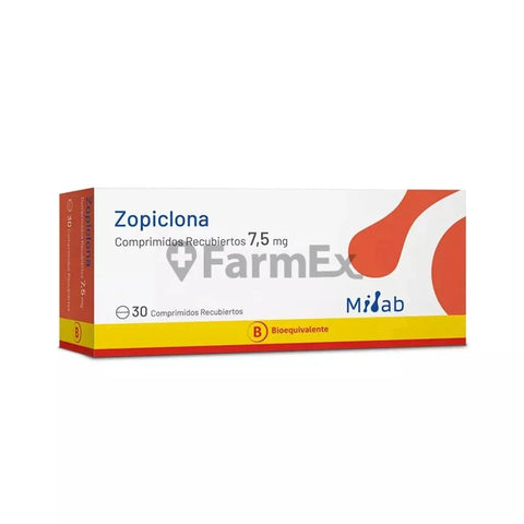 Zopiclona 7,5 mg x 30 comprimidos